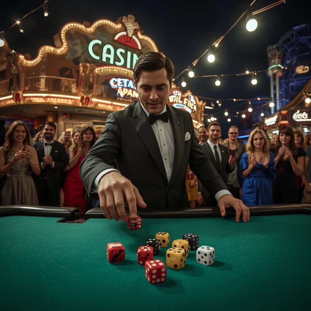 joueur au craps au Betway Casino